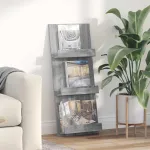 Raft pentru reviste Gri Sonoma 51 x 11 x 102 cm Lemn compozit GartenMobel Dekor