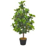 Plantă artificială dafin cu ghiveci, verde, 90 cm GartenMobel Dekor