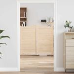 Uși batante cu jaluzele, 2 perechi, 90x100cm, lemn masiv de pin GartenMobel Dekor