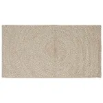 Covor Natural și Alb 60 x 110 cm Iută GartenMobel Dekor