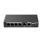 Switch 4 porturi PoE+, 2 porturi GE, 1 port SFP, Gigabit, Cloud Management - Ruijie RG-ES206GS-P SafetyGuard Surveillance