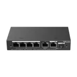 Switch 4 porturi PoE+, 2 porturi GE, 1 port SFP, Gigabit, Cloud Management - Ruijie RG-ES206GS-P SafetyGuard Surveillance