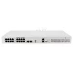 Switch 8 x RJ45 Gigabit PoE af/at, 10 x RJ45 Gigabit, 2 x SFP+ 10G, NAND, 1U - MikroTik CRS418-8P-8G-2S+RM SafetyGuard Surveillance