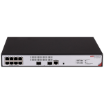 Switch L2+, 8 x RJ45 1G PoE 802.3af/at, 2 x SFP 1G, Management, 1U - HIKVISION DS-3E2510P-H SafetyGuard Surveillance