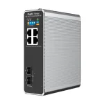 Switch industrial 3 x RJ45 1G PoE+, 1 x RJ45 1G PoE++, 2 x SFP, L2 Cloud Management - Ruijie RG-NIS2100-4GT2SFP-HP SafetyGuard Surveillance