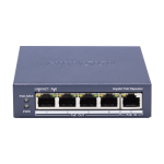 Switch-repeater Gigabit 4 x RJ45 PoE Out af/at, 1 x RJ45 PoE In af/at/bt, Management - HIKVISION DS-3E0505P-E-R SafetyGuard Surveillance