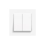 Leziter Nova candelabru comutator 105 cu cadru alb Mobalis Homvera