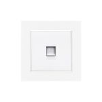 Leziter Priză Nova UTP RJA-45 cu cadru alb Mobalis Homvera