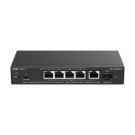 Switch 4 x RJ45 2.5G PoE, 1 x SFP+ 10G, 1 x RJ45 2.5G, Cloud Management - Ruijie Reyee RG-ES206MG-P SafetyGuard Surveillance