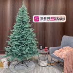 Brad artificial Christmas Deluxe by Sersimo, Viena Select argintiu, integral 3D, 230cm Household NewTrend