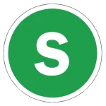 Autocolant camion litera S - Ø18cm Garage AutoRide