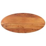 Blat de masă oval, 120x60x2,5 cm, lemn masiv de acacia GartenMobel Dekor