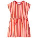 Rochie pentru copii cu șnur, roz și roșu, 92 GartenMobel Dekor