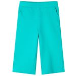 Pantaloni pentru copii cu picioare largi, verde mentă, 116 GartenMobel Dekor