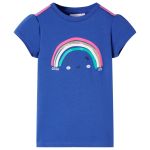 Tricou pentru copii, albastru cobalt, 104 GartenMobel Dekor