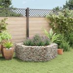Strat înălțat gabion hexagonal, 160 x 140 x 50 cm GartenMobel Dekor