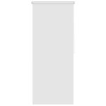 Roletă perdea de duș 80x240 cm Alb GartenMobel Dekor