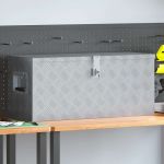 Cutie din aluminiu, 80 x 30 x 35 cm, argintiu GartenMobel Dekor