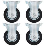 Roți fixe, 4 buc., 100 mm GartenMobel Dekor