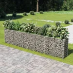 Strat înălțat gabion, 450 x 50 x 100 cm, oțel galvanizat GartenMobel Dekor
