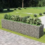 Strat înălțat gabion, 450 x 90 x 100 cm, oțel galvanizat GartenMobel Dekor