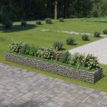 Strat înălțat gabion, 540 x 90 x 50 cm, oțel galvanizat GartenMobel Dekor