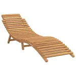 Șezlong de grădină Maro 198 x 55 x 58,5 cm Lemn solid de tec GartenMobel Dekor