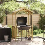 Copertină pentru grătar Lemn de pin tratat GartenMobel Dekor