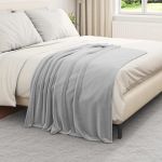 Pături de aruncat 6 pcs Gri 130 x 150 cm Molton GartenMobel Dekor