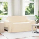 Pătura de aruncat Crem 280 x 210 cm Molton GartenMobel Dekor