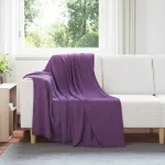 Pătura de aruncat Violet 170 x 130 cm Molton GartenMobel Dekor