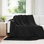 Pături de aruncat 24 pcs Negru 270 x 240 cm Molton GartenMobel Dekor