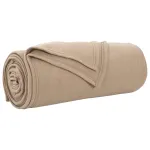 Pături de aruncat 6 pcs Culoare Cămilă 270 x 240 cm Molton GartenMobel Dekor