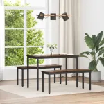 bancă Stejar fumuriu 110 x 35 x 45 cm Lemn compozit GartenMobel Dekor