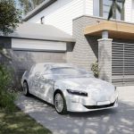 Husă auto parțială, cu cârlige, argintiu, L GartenMobel Dekor