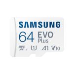 Card de memorie MicroSDXC Samsung EVO Plus 64GB, viteza citire 160MB/s SafetyGuard Surveillance