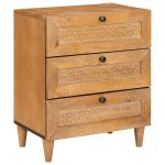 Dulap de noapte cu sertar Maro deschis 50 x 33 x 62 cm GartenMobel Dekor