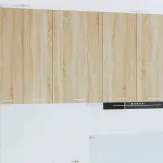 Dulap suspendat cu ușă Stejar Sonoma și Alb 50 x 31 x 80 cm GartenMobel Dekor