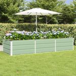 Jardinieră Verde 240 x 80 x 45 cm Oțel GartenMobel Dekor