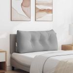 Perna pentru spate Gri nori 100 x 24 x 50 cm țesătură GartenMobel Dekor