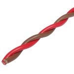 Cablu de difuzor răsucit 2x 0,75 mm²x1m Audio SystemM-Z-TSC 0.75 BR-RD CarStore Technology