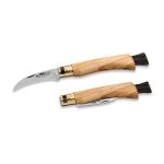 Briceag Old Bear Mushroom olive wood pentru ciuperci, lama 68 mm OutsideGear Venture