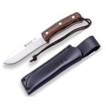 Cutit Joker Nomad lama otel inox, maner micarta, teaca piele OutsideGear Venture