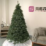 Brad artificial Christmas Deluxe by Sersimo, Canada argintiu, 3D, 210cm Household NewTrend