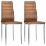 Scaune de dining 2 pcs Maro 41.5 x 48 x 99 cm GartenMobel Dekor