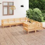 Set mobilier de grădină, 8 piese, lemn masiv de pin GartenMobel Dekor