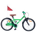 Bicicletă pentru Copii 20 Inci pentru 6-11 ani Verde GartenMobel Dekor