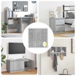 Copertă autocolantă pentru șuruburi 12 pcs Gri Sonoma GartenMobel Dekor