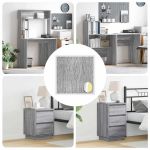 Copertă autocolantă pentru șuruburi 12 pcs Gri Sonoma GartenMobel Dekor