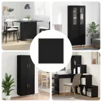 Copertă autocolantă pentru șuruburi 12 pcs Negru Ø 20 x 0,5 mm GartenMobel Dekor